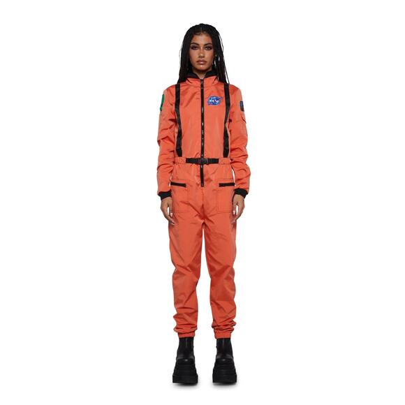 Dolls Kill Other - Dolls Kill NASA-TY FLIGHT SUIT COSTUME Size Small S Halloween Space Astronaut
